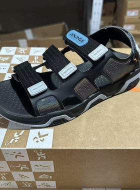 安踏儿童正品休闲时尚男童沙滩鞋露趾中大童运动凉鞋312436914