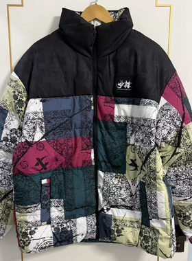 特步正品男款时尚休闲棉服冬季少林立领保暖外套男978429180904