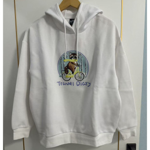 特步女款宽松连帽卫衣秋冬季上衣套头衫（微瑕）978428930887