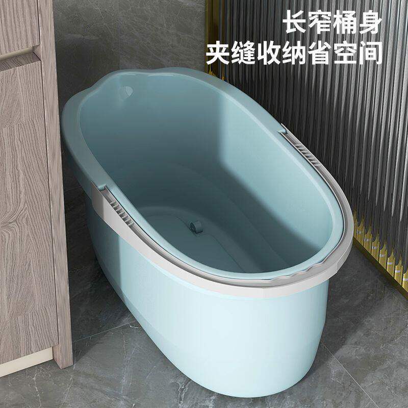 加厚塑料拖把桶挤水桶胶棉拖把清洗桶宽口地拖桶手提长方形拖布桶