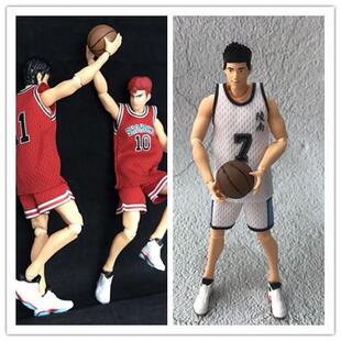 灌篮高手SHF10号樱木花道11号流川枫7号仙道彰篮球可动手办摆件