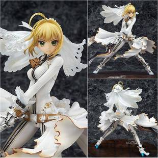 命运 GSC Fate/EXTRA CCC Saber Bride 3代尼禄 婚纱塞巴 手办