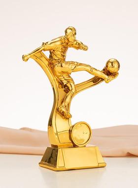 金靴奖蕞佳射手足球比赛奖杯前锋中场后卫个人奖运动会树脂摆件