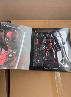 国产千值练 模型手办UC Fighting Armor 死侍 可动 手办彩盒