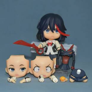 Q版粘土1331#缠流子 2.0横须贺外套Ver.双斩斩服少女手办换脸公仔