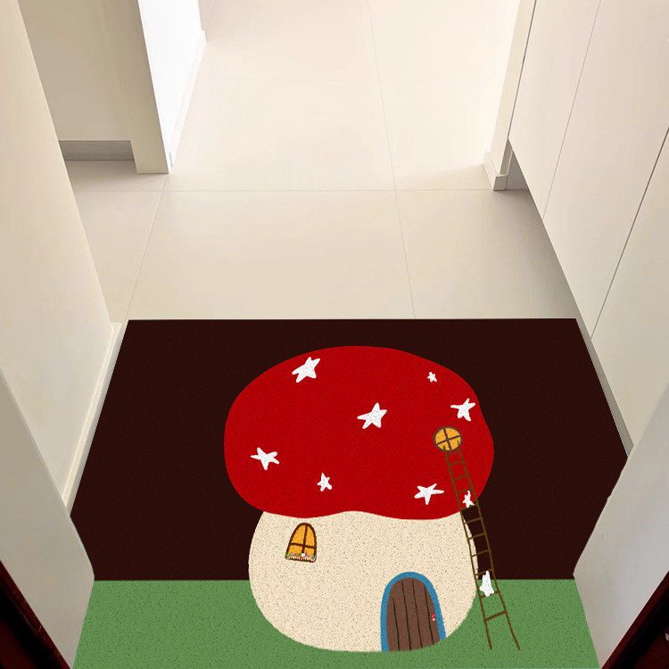 中古蘑菇入户地垫玄关进门脚垫除尘耐脏防滑门垫室内外可裁剪地毯,居家布艺,入户地垫,淘宝优惠券,粉丝福利购,淘宝优惠卷