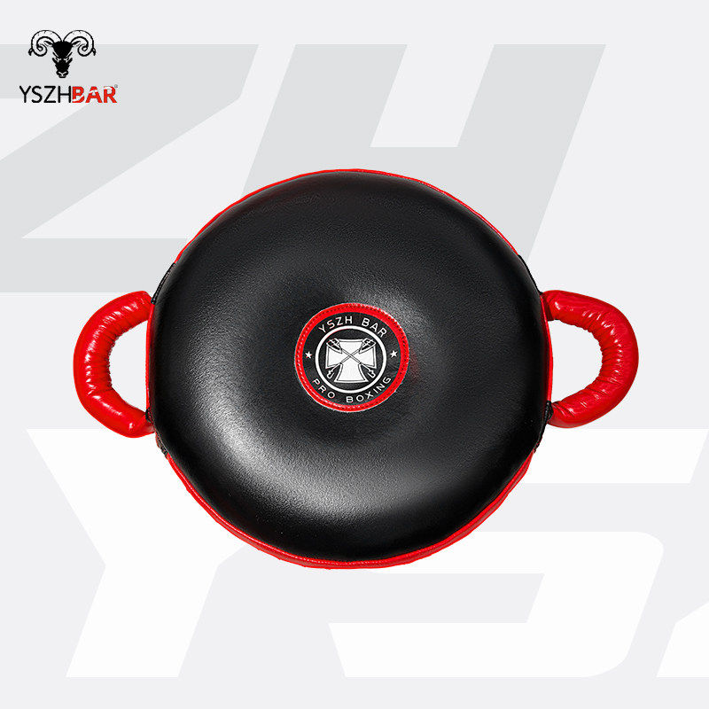 跆拳道脚靶拳击训练器材圆形盾靶自由搏击防具泰拳格斗武馆级手靶