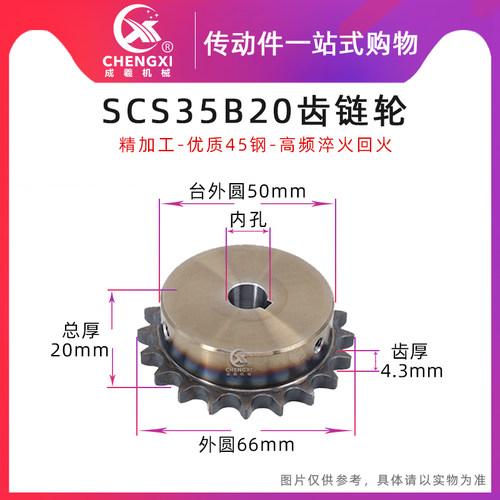 SCS高品质成型孔链轮3分5