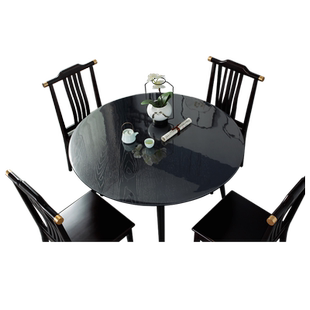 圆形桌软玻璃桌垫透明茶几餐桌布防水防油免洗防烫pvc水晶板定制