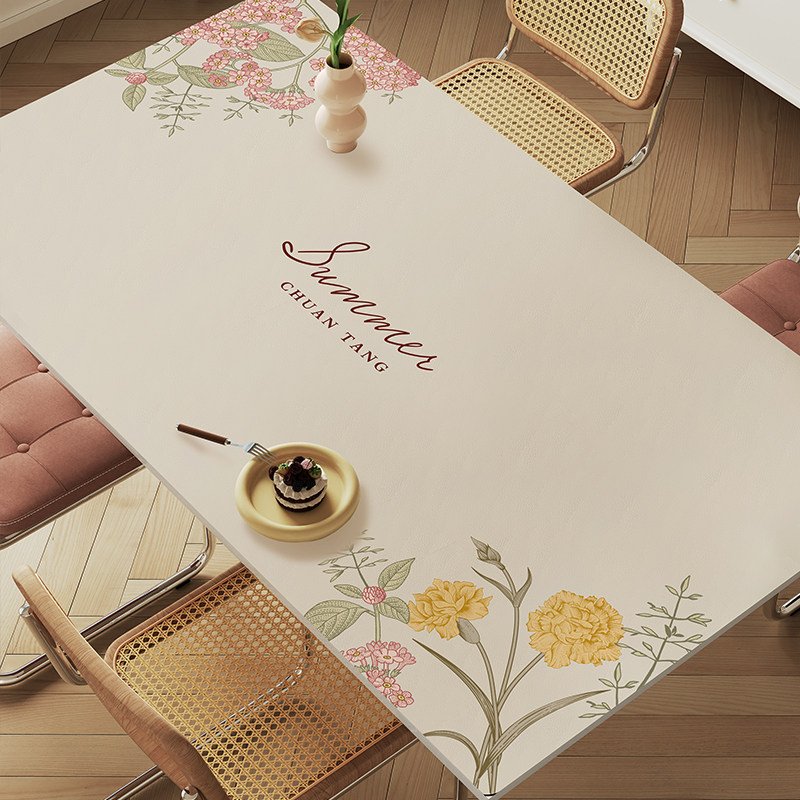 餐桌垫隔热客厅茶几垫防油防水防烫免洗饭桌保护垫桌布长方形桌垫,居家布艺,桌布,淘宝优惠券,粉丝福利购,淘宝优惠卷