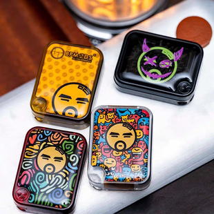 正品 BPMODS小水晶价格签机械密集段落叮叮推牌EDC啪啪币解压玩具