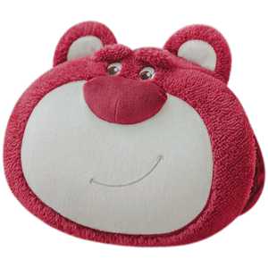 草莓熊热水袋充电防爆暖水袋暖宝宝2024新款正品暖手宝暖被窝专用