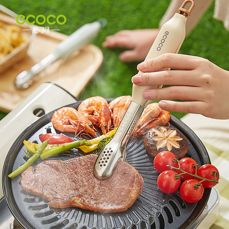 意可可食物夹厨房食品夹煎牛排专用不锈钢夹烤肉工具防烫烧烤夹子,厨房/烹饪用具,厨用取碗/盘夹,淘宝优惠券,粉丝福利购,淘宝优惠卷