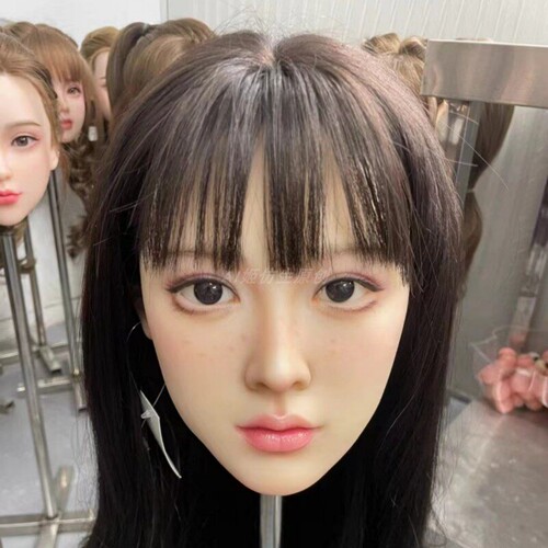 高端仿真硅胶头雕等身手办头部