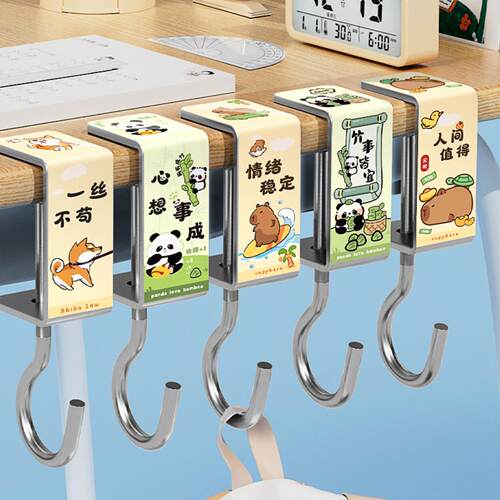 学生课桌书包挂钩挂书桌强力承重