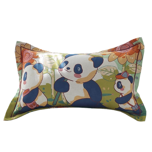 按扣式纯棉纱布枕套一对四季全棉加厚枕头套成人款家用枕芯内胆套