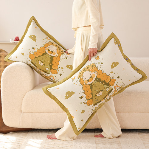 纯棉纱布家用48x74cm枕芯内胆套