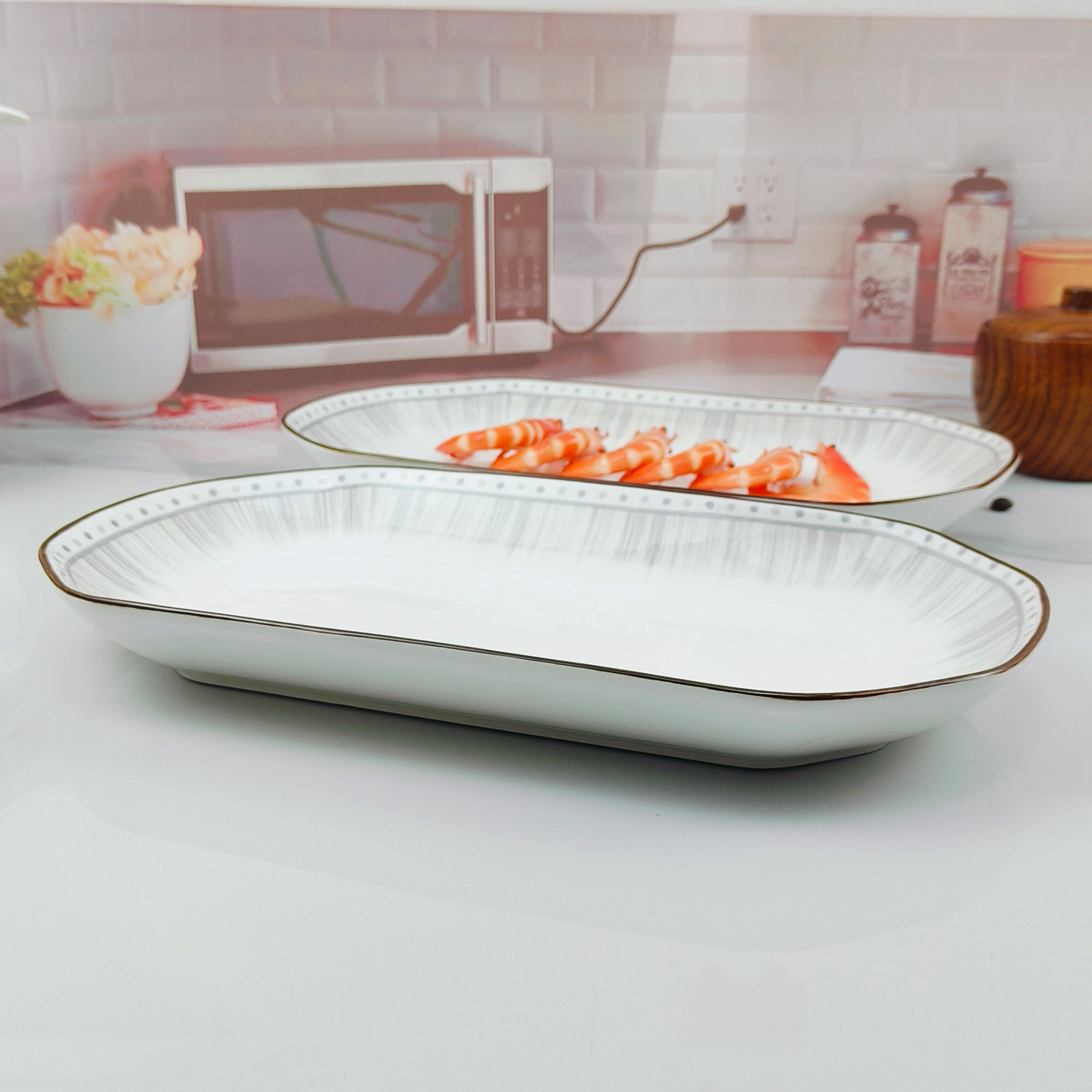 景德镇陶瓷鱼盘2025新款