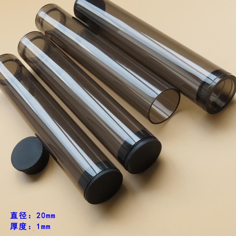 20mmPVC给水管化妆刷包装圆管/干花种子收纳包装管厂家直销可