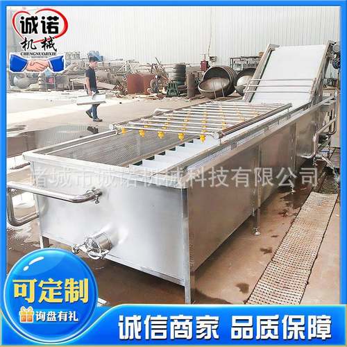 全自动气泡清洗机辣椒气泡清洗机设备连续式果蔬清洗机