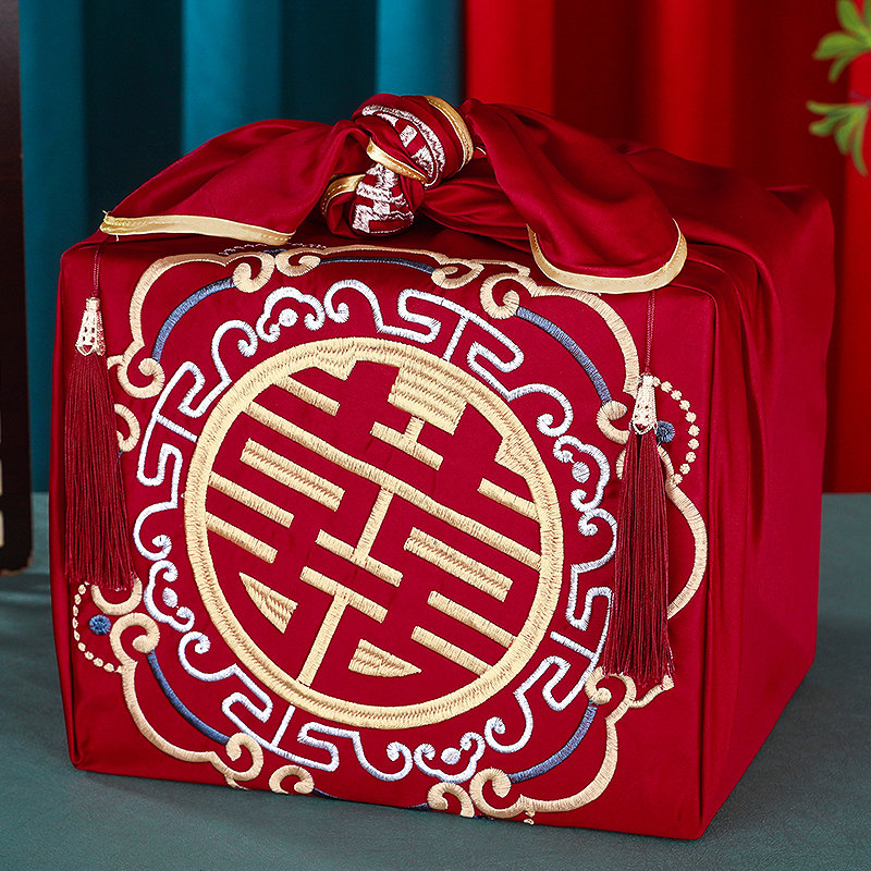 结婚包袱皮新娘备婚聚宝盆盖布中式刺绣红布包裹皮陪嫁喜盆包裹布,节庆用品/礼品,新娘配件,淘宝优惠券,粉丝福利购,淘宝优惠卷