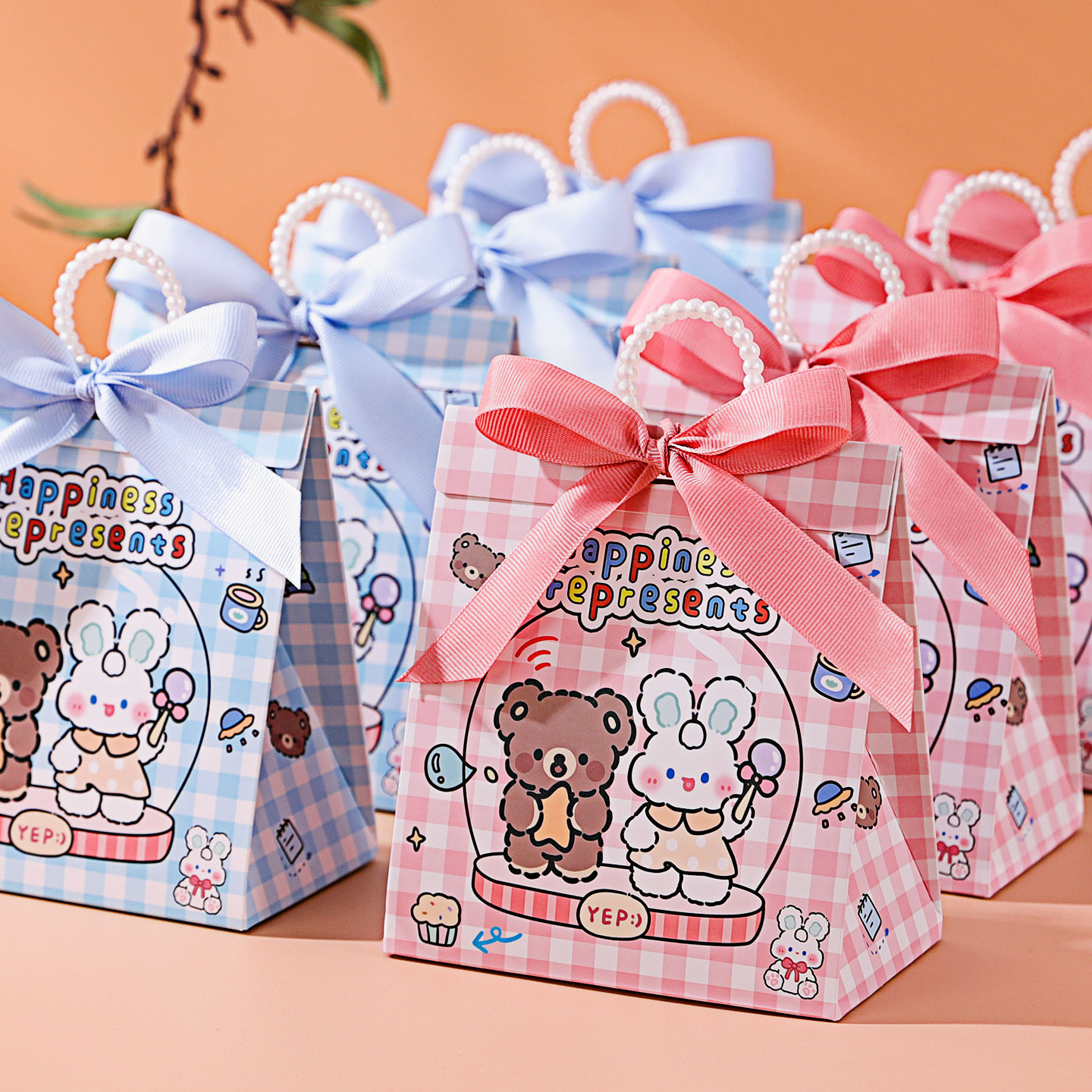 宝宝糖盒满月宴伴手礼盒空盒