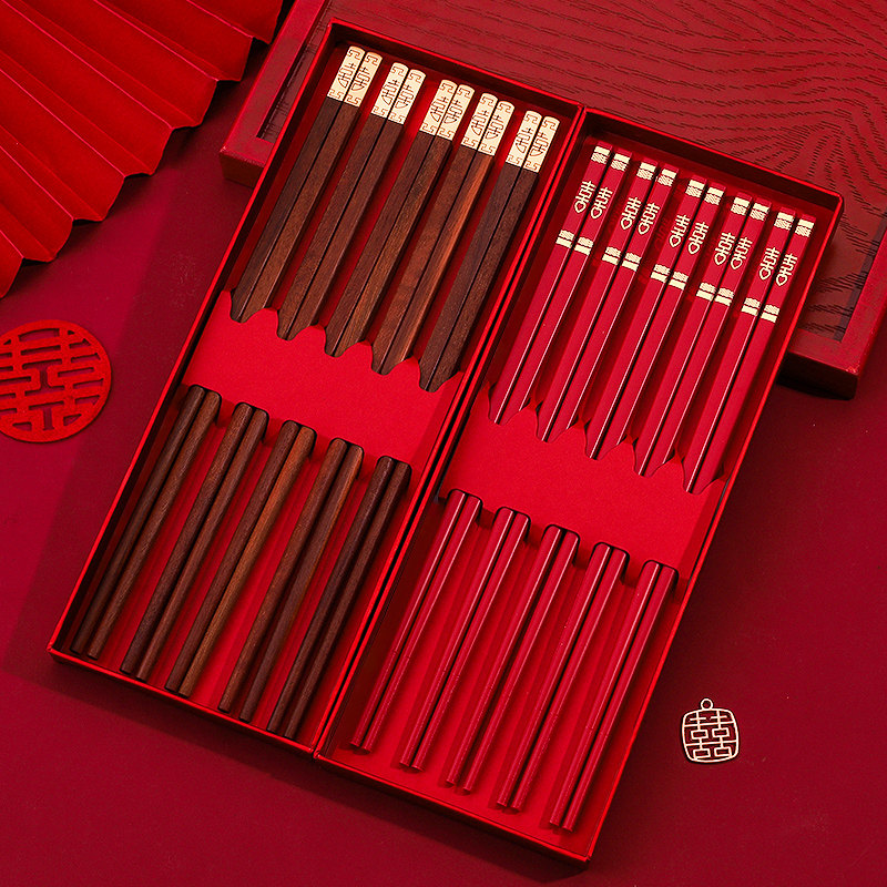 红筷子结婚喜庆婚宴餐具创意备婚喜筷一对陪嫁防滑筷婚庆用品大全,节庆用品/礼品,创意礼盒/礼品套组,淘宝优惠券,粉丝福利购,淘宝优惠卷