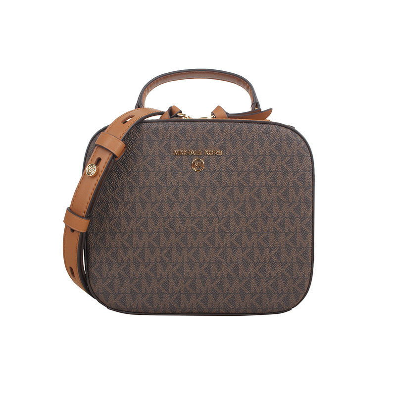 MK女包迈克科尔斯MICHAEL KORS中号斜挎马鞍包干邑色32T0GT9C8B