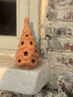 小花农圣诞树摆件