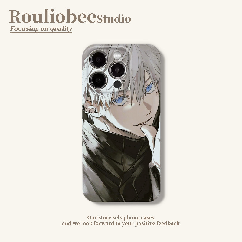 咒术回战五条悟适用苹果15promax手机壳16iPhone14plus16动漫13/12/11小米14华为mate60k70pura70reno11x100