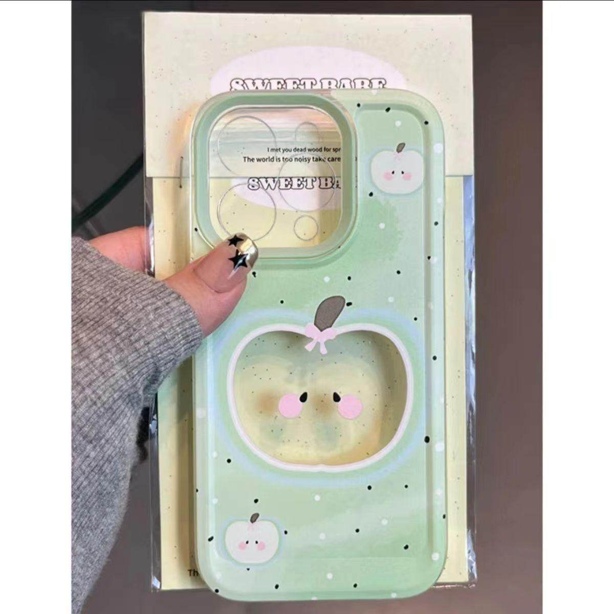 青色苹果适用iphone16promax手机壳苹果13小清新14华为mate70pro薄荷绿vivox200小米15防摔oppo软套红米k80潮