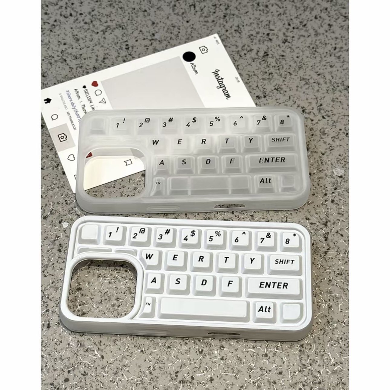 极简创意输入法立体键盘适用于iPhone16手机壳透明苹果15promax高级感14plus小众13pro情侣12防摔11保护套软