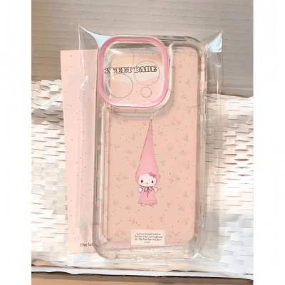 尖帽Kitty猫适用iPhone16ProMax手机壳趣味苹果14华为mate70卡通nova12小米15红米K80荣耀300防摔reno13软套