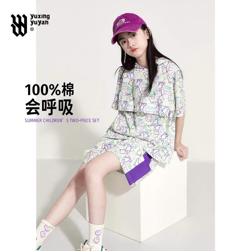 女童夏装套装2024新款图片