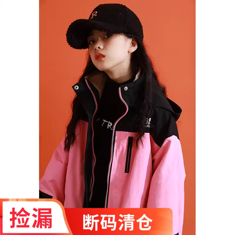 女童三防羽绒服2023冬季