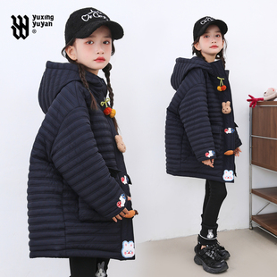 女童棉服冬装2025新款中大童冬季加厚棉衣儿童超好看保暖棉袄外套