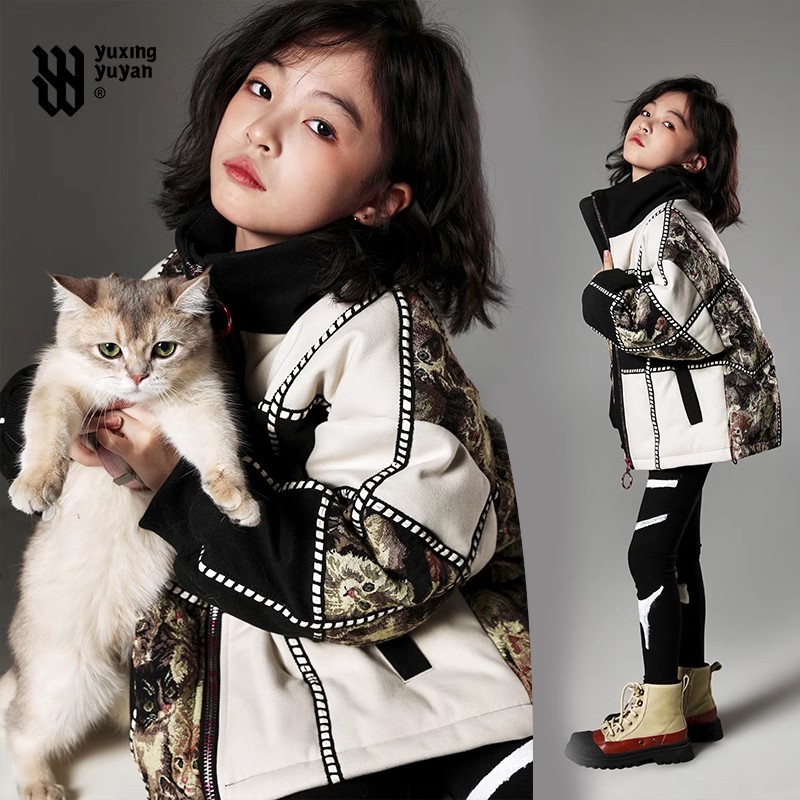 女童羽绒服2024冬季新款中大童