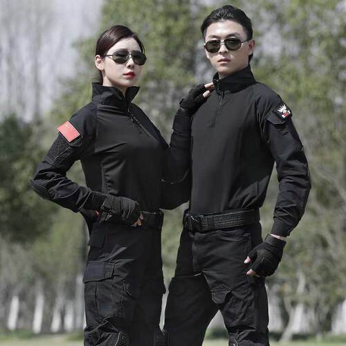 CP迷彩服套装男夏季薄款训作CS野战服户外团建战术蛙服女春秋透气