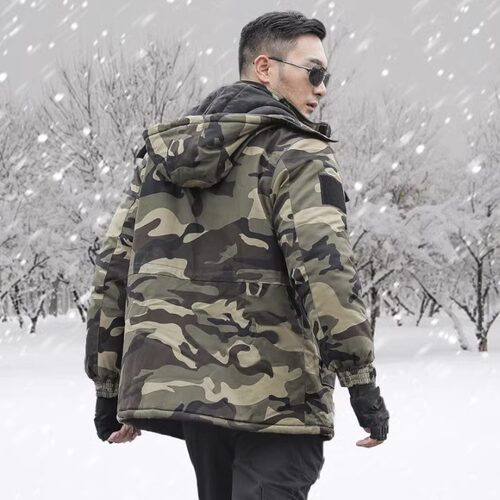 盾郎短款棉服防寒保暖
