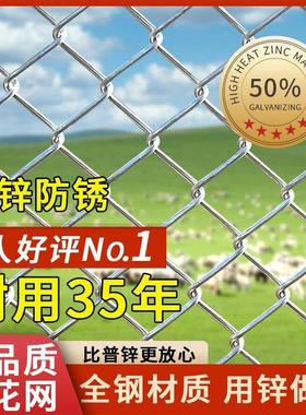 不生锈的铁丝网格镀锌钢丝网围栏菜园护栏网家用养鸡防护养殖铁网