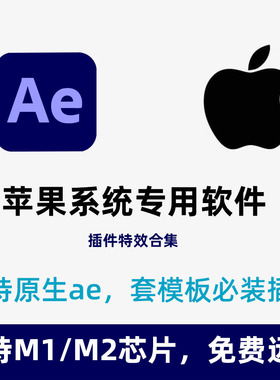 ae2025软件mac苹果插件合集全套M1电脑e3d粒子element安装包2021