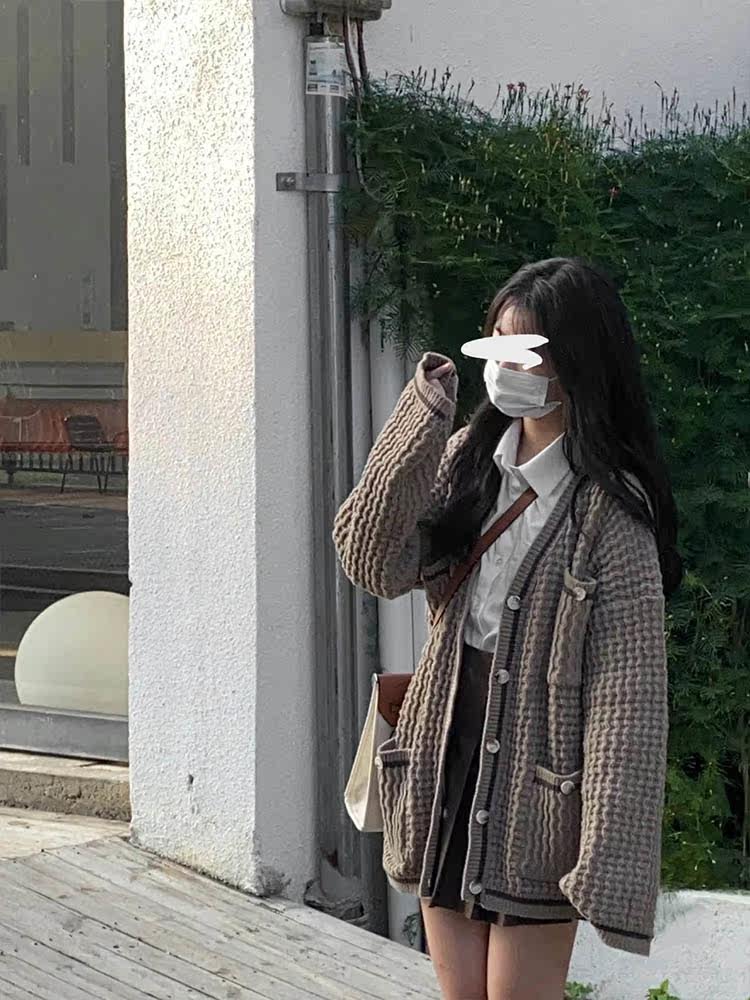 AUTUMN AND WINTER COLLEGE COOL SALT FRIED STREET FOREIGN KNITTED SWEATER SKIRT TWO-PIECE SET 2021 NEW WOMEN