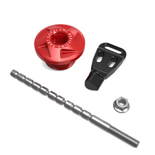 适用钱江鸿350 250 ADV 鸿150S/RS改装防盗机油尺防撬螺丝机油盖