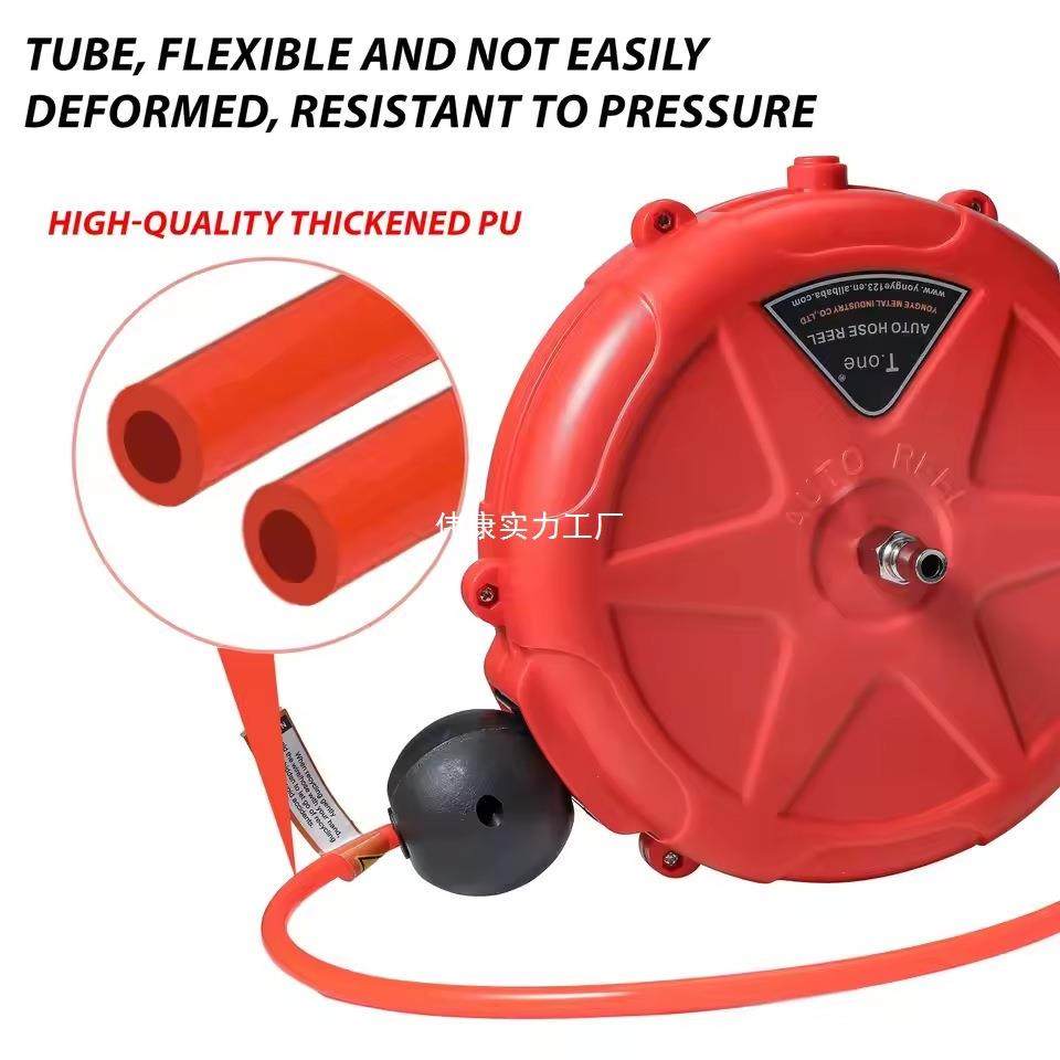 自动伸缩卷管器自动卷线盘气鼓悬挂式收管器米PU气管自助收缩
