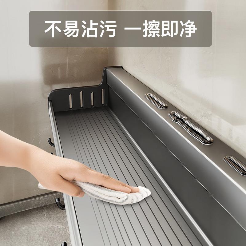 免打孔厨房置物架壁挂式多功能筷子刀架家用调料用品大全收纳挂架