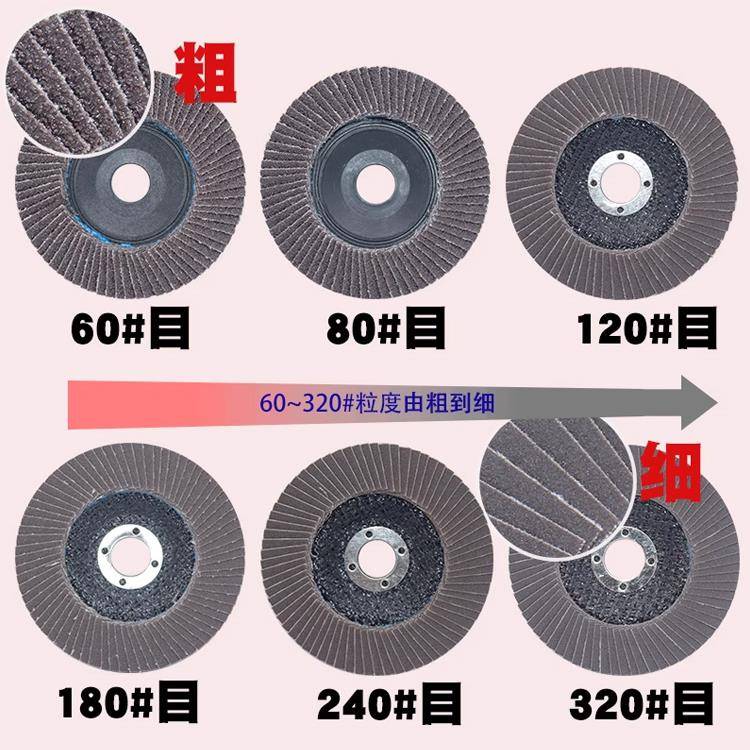角磨机百叶片抛光百叶轮打磨片砂纸细电焊疤角向磨光砂轮片千叶轮