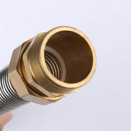 蒸汽管油管进出水连接管中央空调1.5寸金属软管304不锈钢波纹管