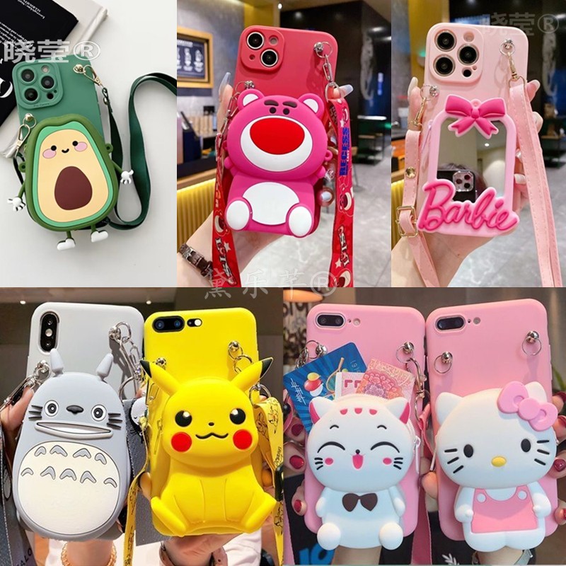 适用于OPPOReno手机壳零钱包Reno2Z动漫卡通Reno8/9Pro硅胶保护套reno4se全包5pro防摔67创意软壳时尚女款