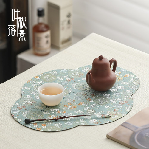 布艺茶点盘桌垫干泡垫茶席