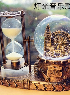 Hugger Timener Retro Wind Exhaler Time DecoQration Snowflak